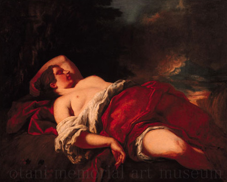 ギュスターヴ・クールベ「眠る草刈り女」1845年頃